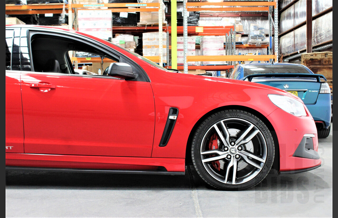 5/2016 Holden HSV Clubsport R8 LSA GEN F2 4d Sedan Sting Red 6.2L V8 Supercharged