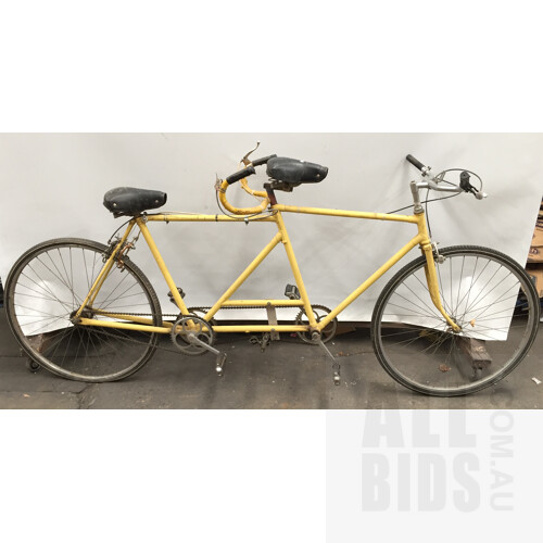 Yellow Tandem Bike