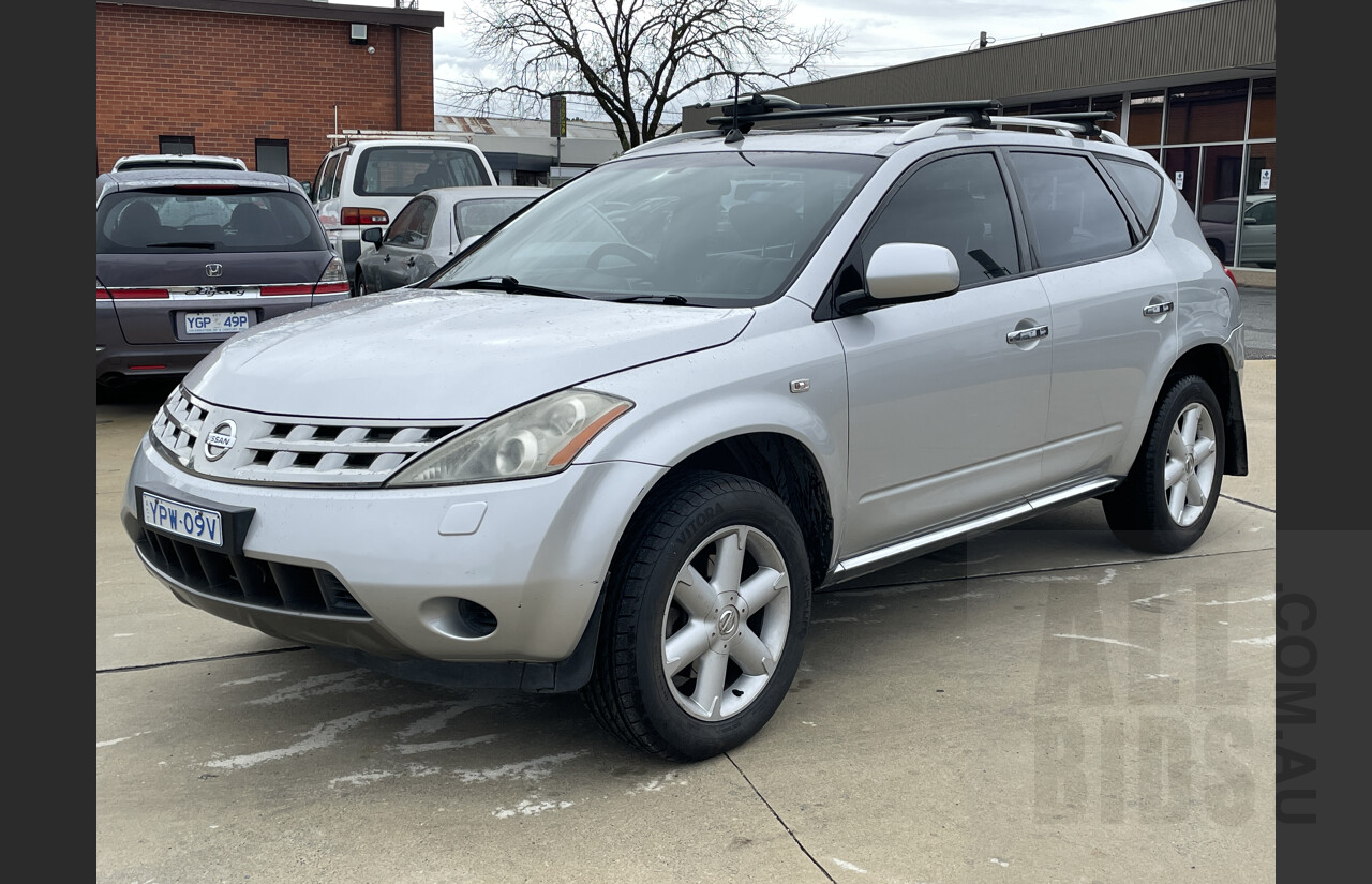 3/2008 Nissan Murano Ti-L Z50 4d Wagon Silver  3.5L