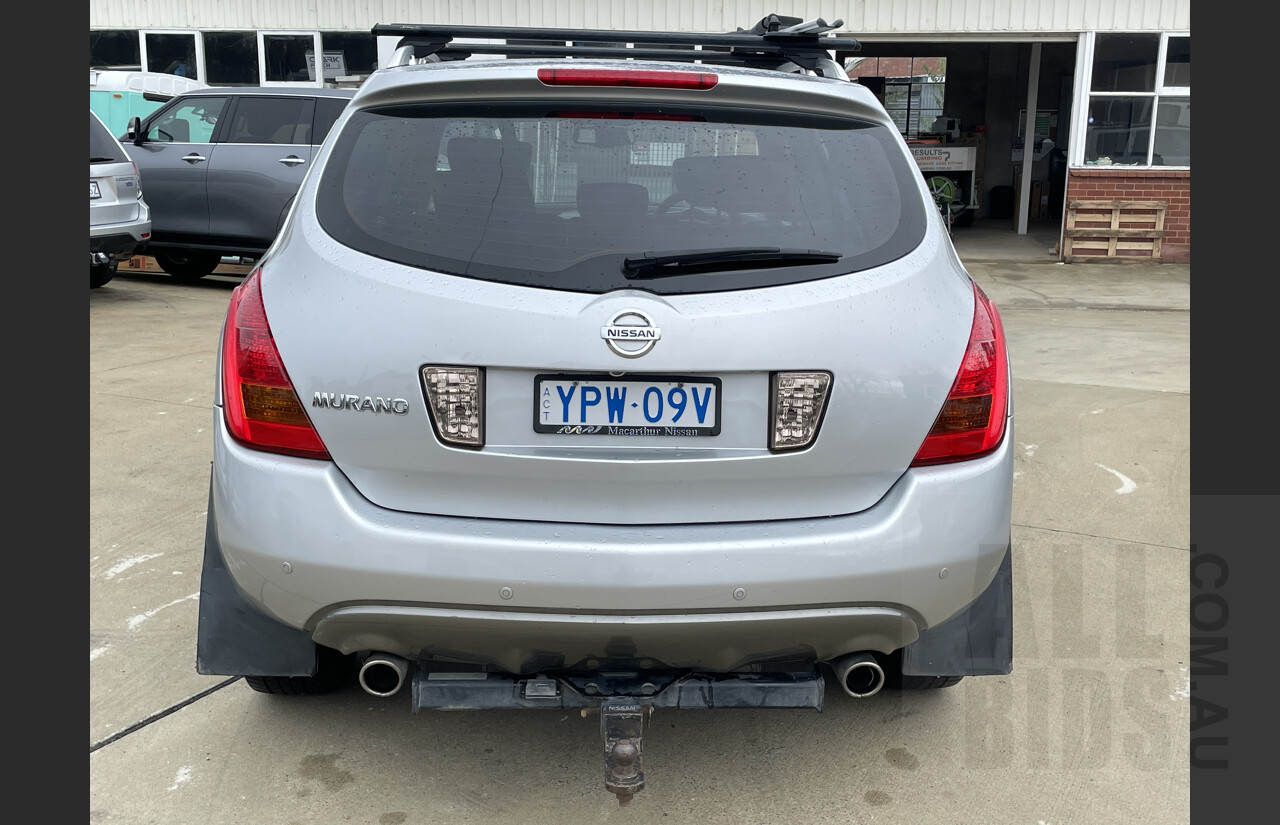 3/2008 Nissan Murano Ti-L Z50 4d Wagon Silver  3.5L