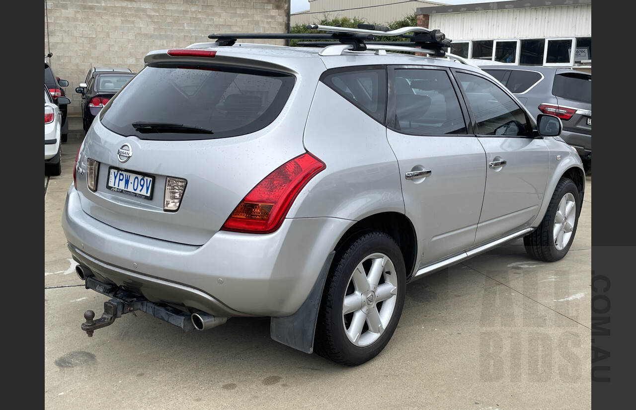 3/2008 Nissan Murano Ti-L Z50 4d Wagon Silver  3.5L