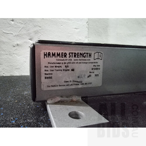 Hammer Strength Back Extension (BWBE) Station
