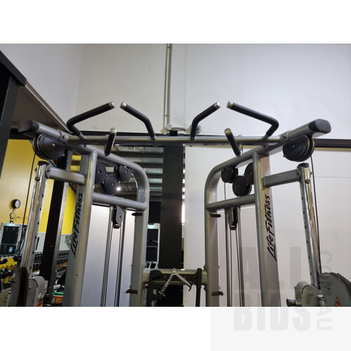 Life Fitness Dual Adjustable Pulley Machine