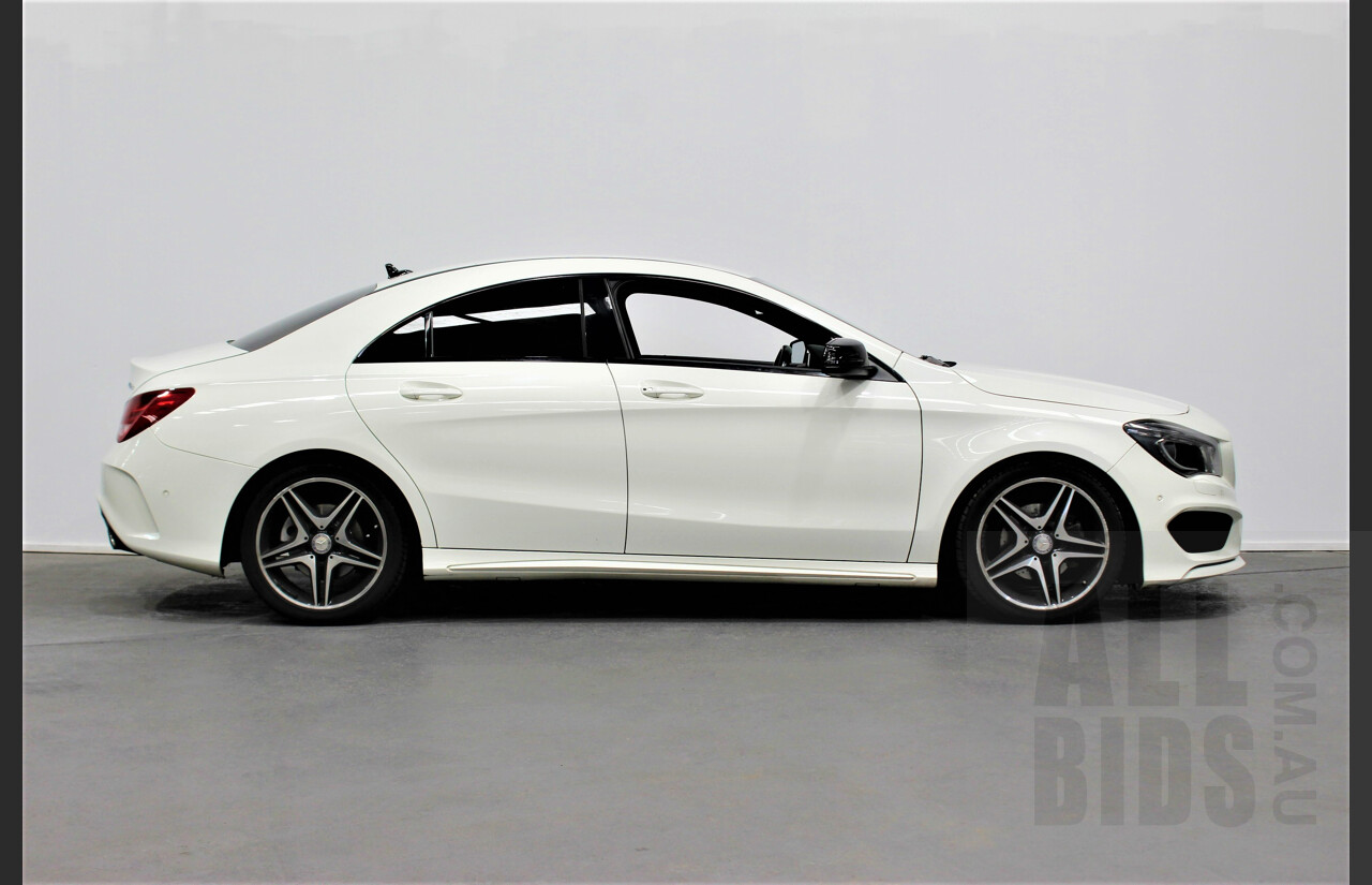 1/2013 Mercedes-Benz CLA 200 AMG Line 117 4d Coupe White 1.6L Turbo