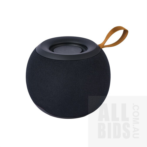 Qudo Circular Wireless Speaker(black) - Brand New