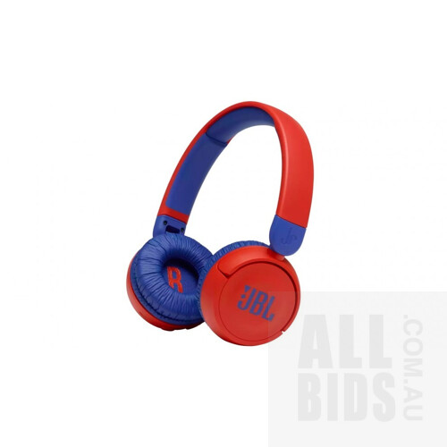 JBL Harman Jr310 Kids Wireless On-Ear Headphones  - Lot of Two - New - RRP $150.00