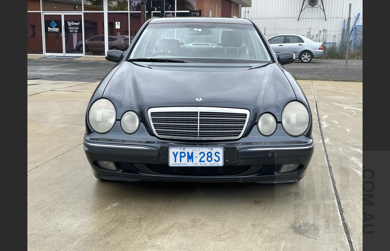 4/2001 Mercedes-Benz E200k Elegance W210 4d Sedan Blue 2.0L