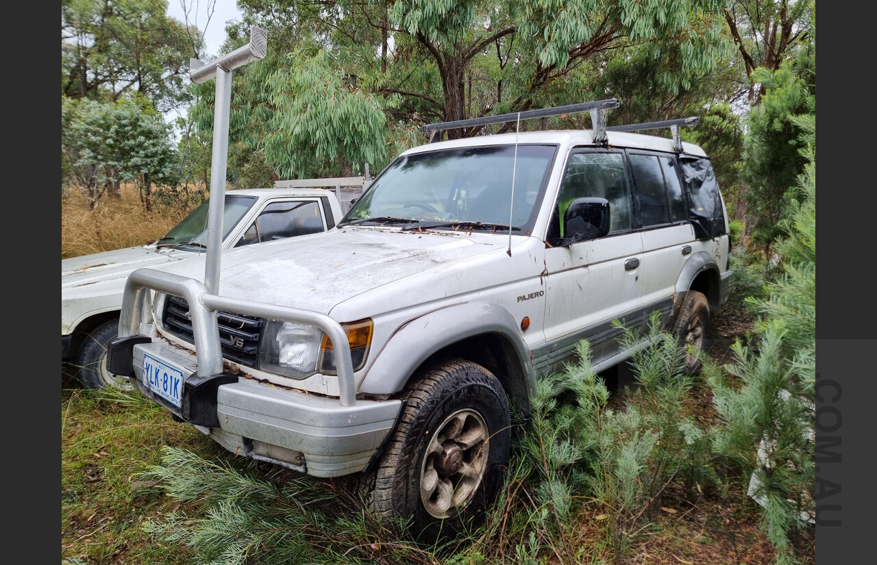 11/1995 Mitsubishi Pajero GLS LWB (4x4) NJ 4d Wagon White 3.5L V6