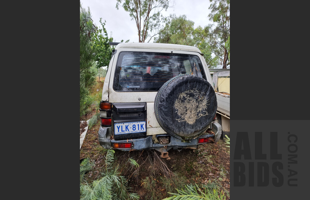 11/1995 Mitsubishi Pajero GLS LWB (4x4) NJ 4d Wagon White 3.5L V6