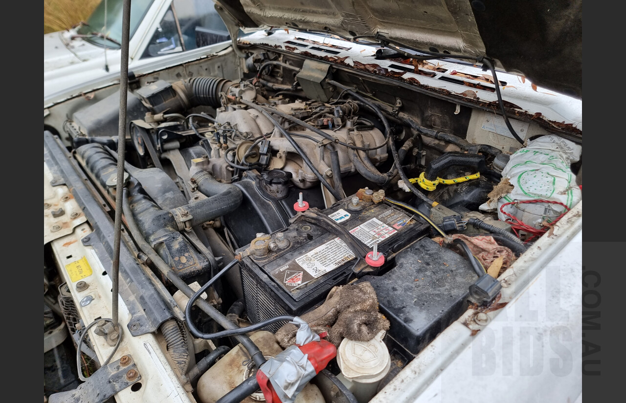 11/1995 Mitsubishi Pajero GLS LWB (4x4) NJ 4d Wagon White 3.5L V6