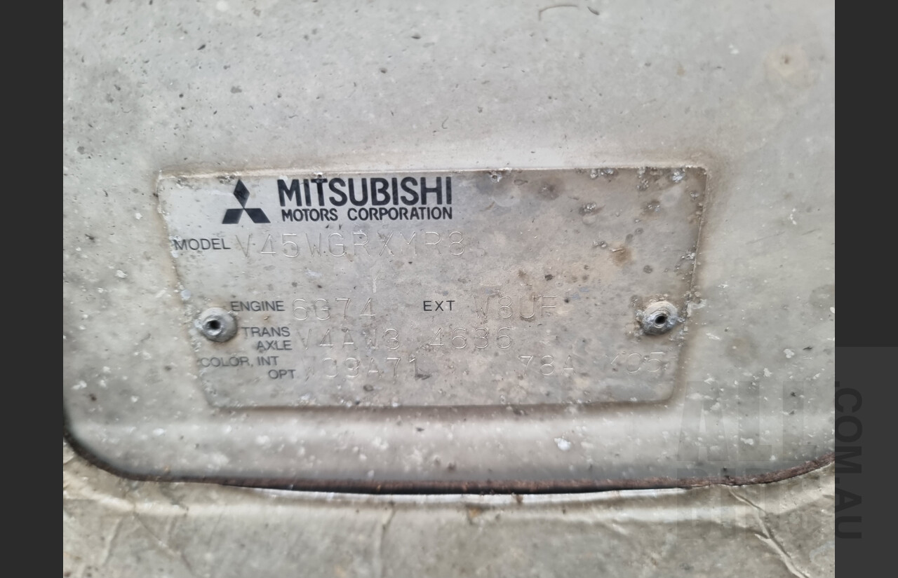 11/1995 Mitsubishi Pajero GLS LWB (4x4) NJ 4d Wagon White 3.5L V6