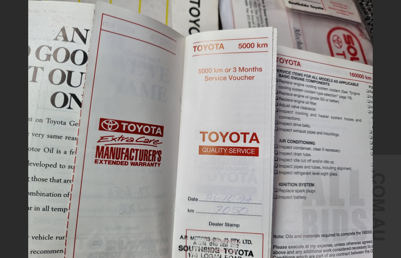 5/1994 Toyota Landcruiser (4x4) Extended Cab Trayback 4d Utility Maroon 4.5L - Project