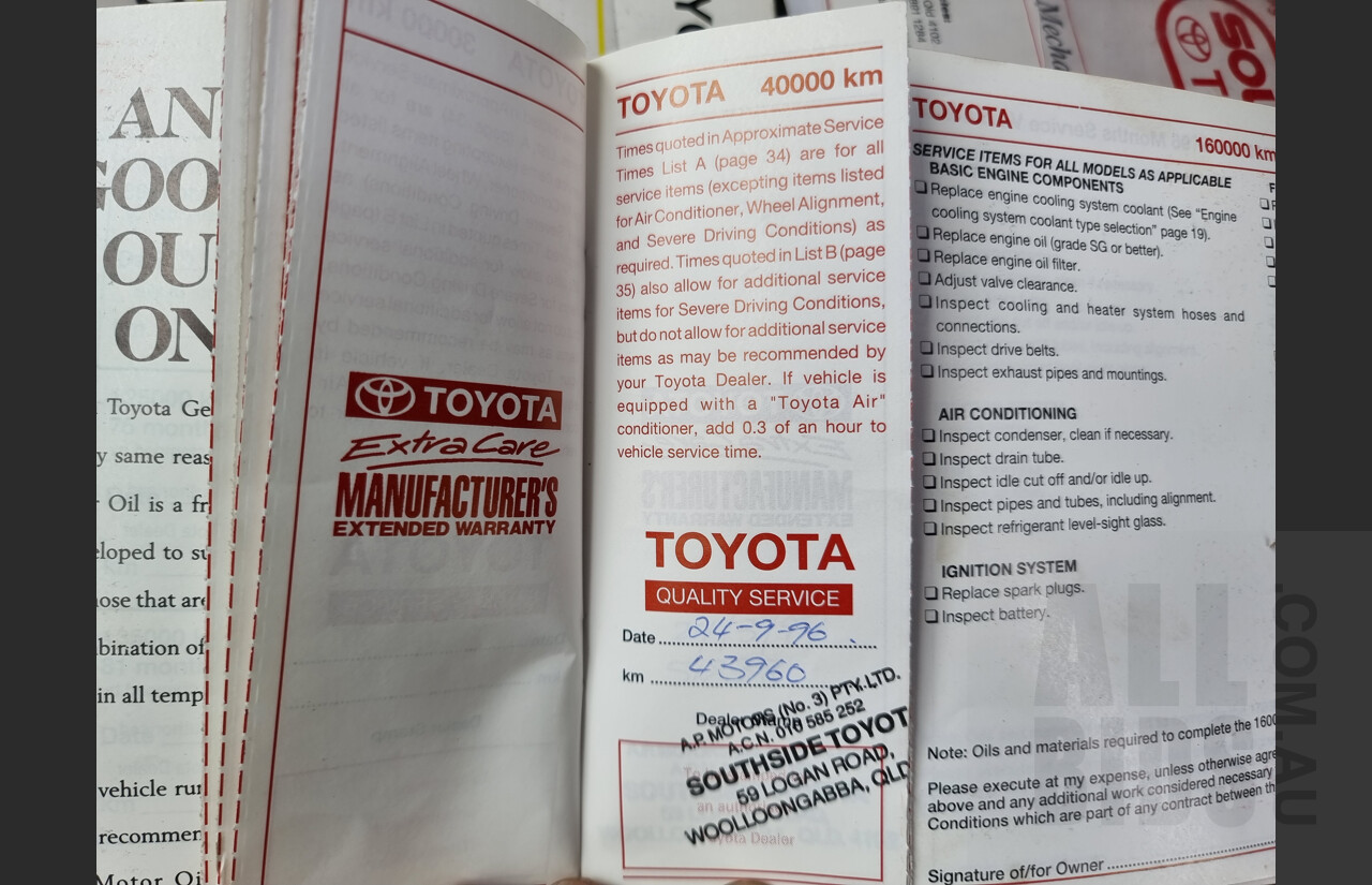 5/1994 Toyota Landcruiser (4x4) Extended Cab Trayback 4d Utility Maroon 4.5L - Project