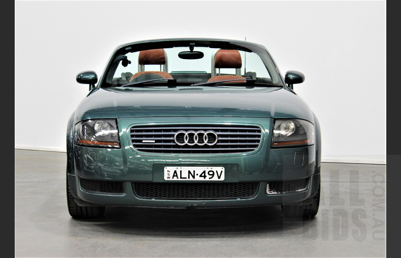 12/2001 Audi TT Quattro 2d Convertible Dark Green 1.8L Turbo