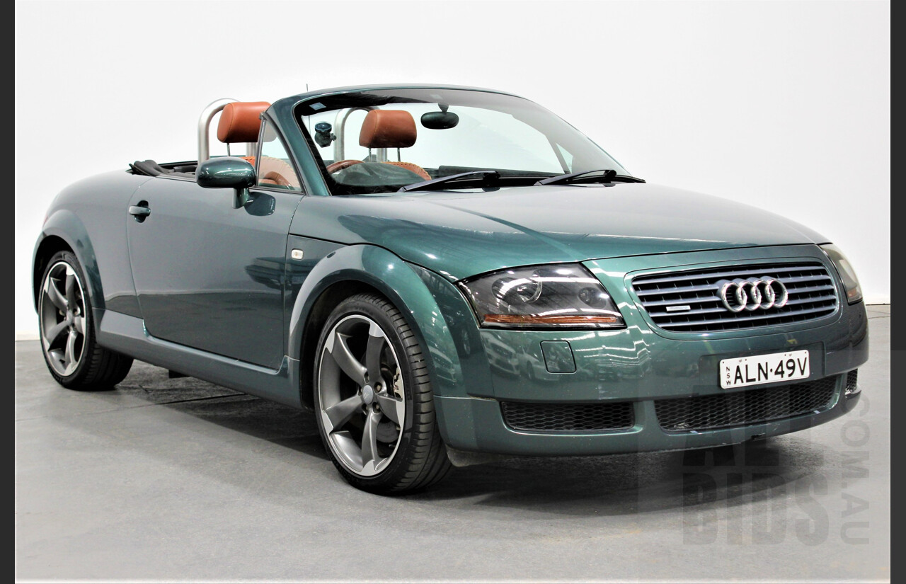 12/2001 Audi TT Quattro 2d Convertible Dark Green 1.8L Turbo