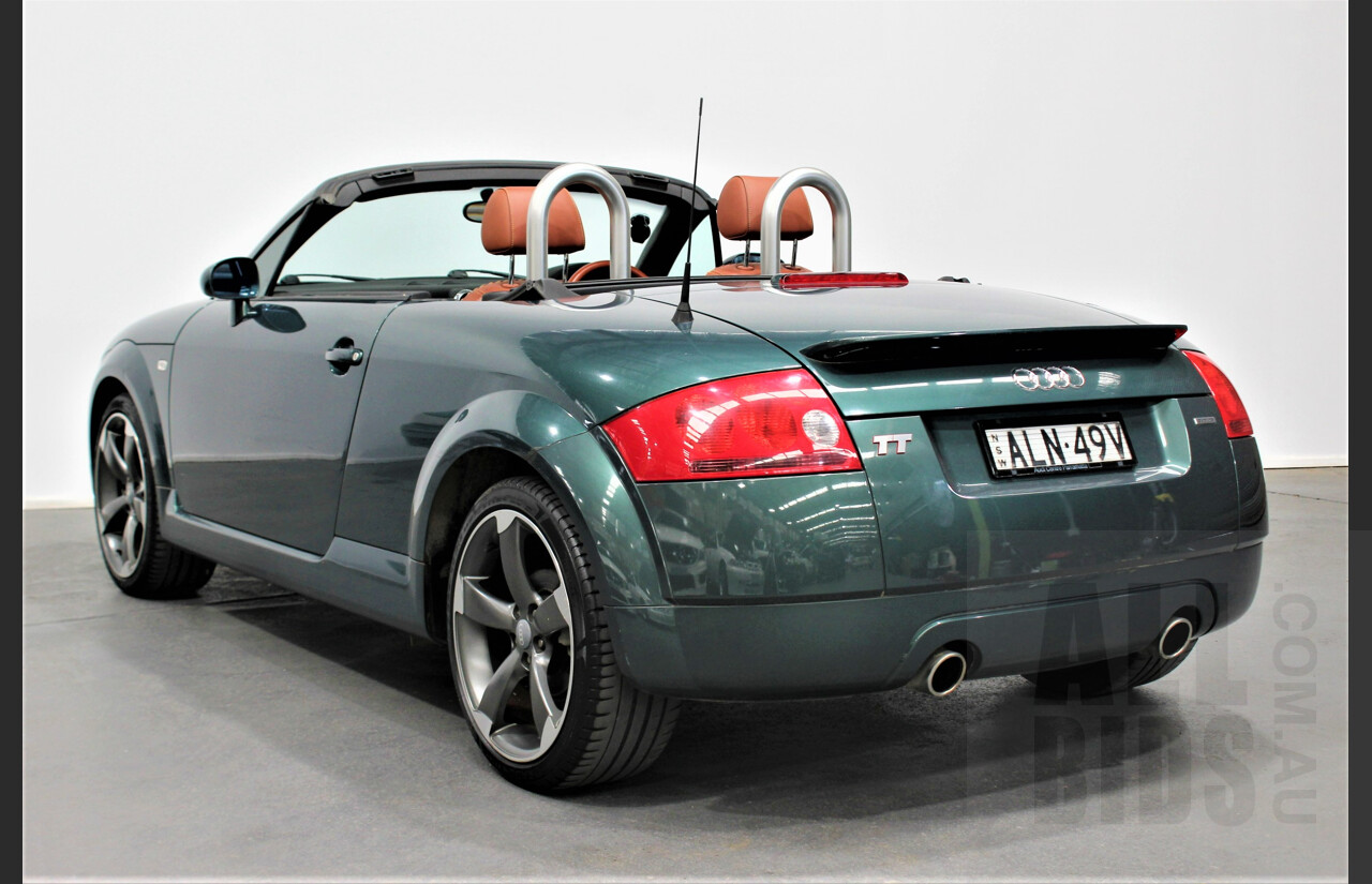 12/2001 Audi TT Quattro 2d Convertible Dark Green 1.8L Turbo