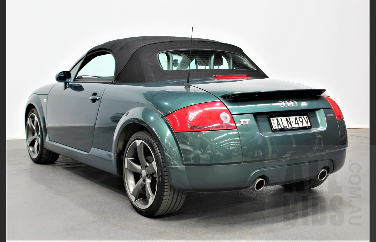 12/2001 Audi TT Quattro 2d Convertible Dark Green 1.8L Turbo