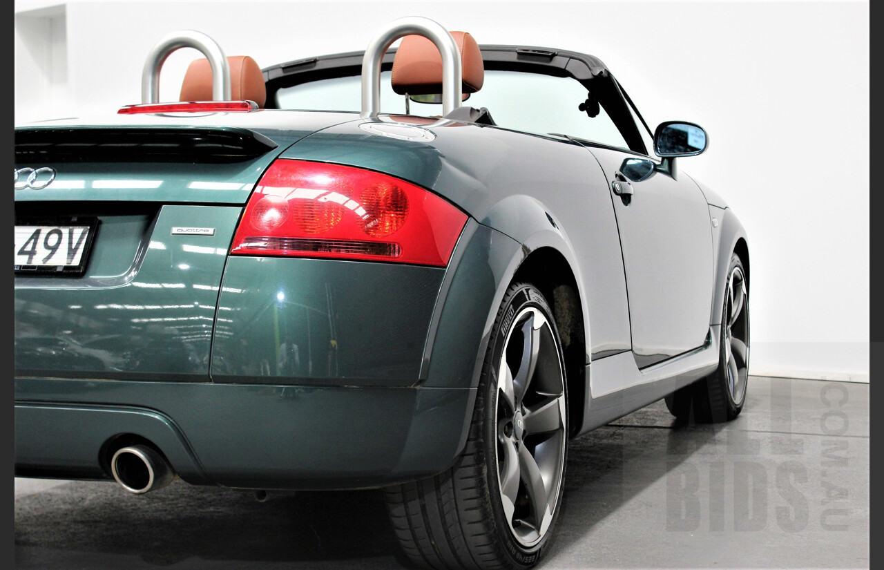 12/2001 Audi TT Quattro 2d Convertible Dark Green 1.8L Turbo