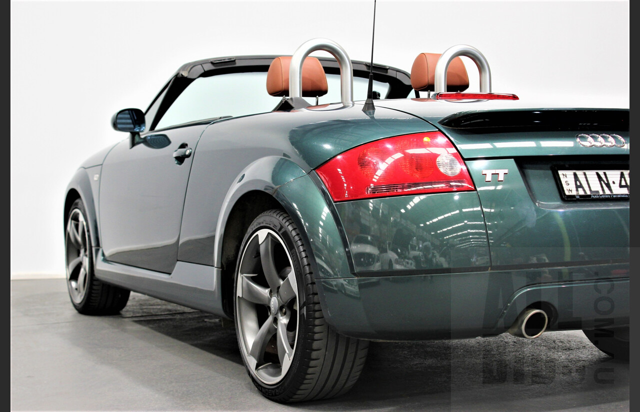 12/2001 Audi TT Quattro 2d Convertible Dark Green 1.8L Turbo