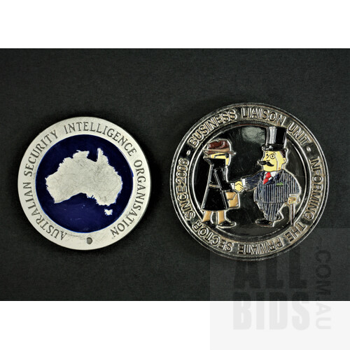 2x ASIO Challenge Coins