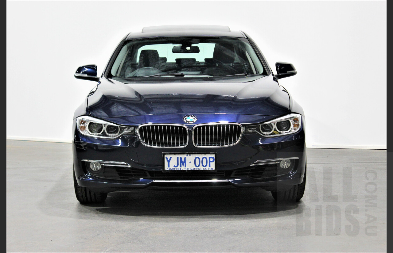 5/2013 BMW 328i Luxury Line F30 4d Sedan Blue 2.0L Turbo