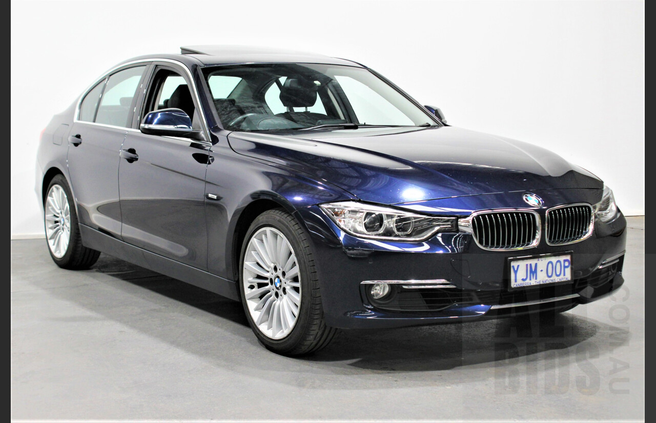 5/2013 BMW 328i Luxury Line F30 4d Sedan Blue 2.0L Turbo