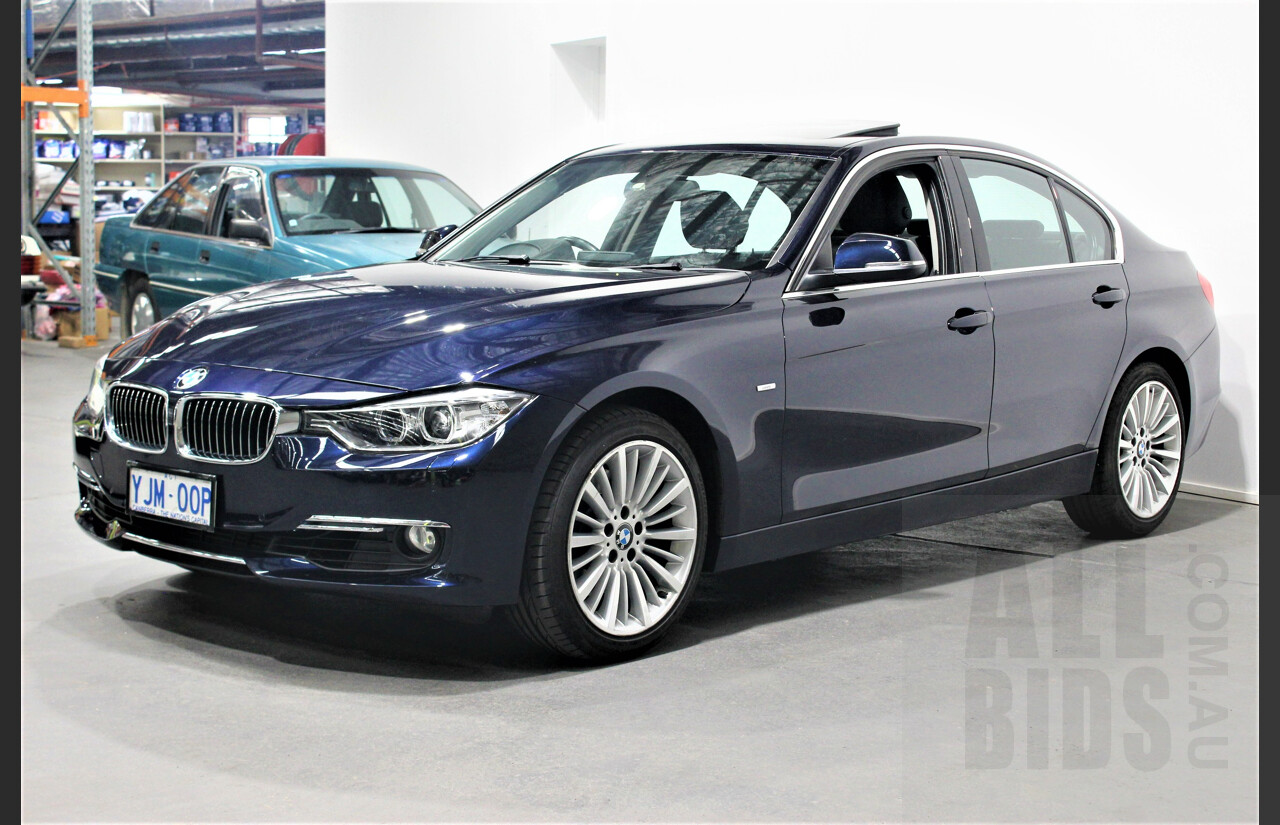 5/2013 BMW 328i Luxury Line F30 4d Sedan Blue 2.0L Turbo