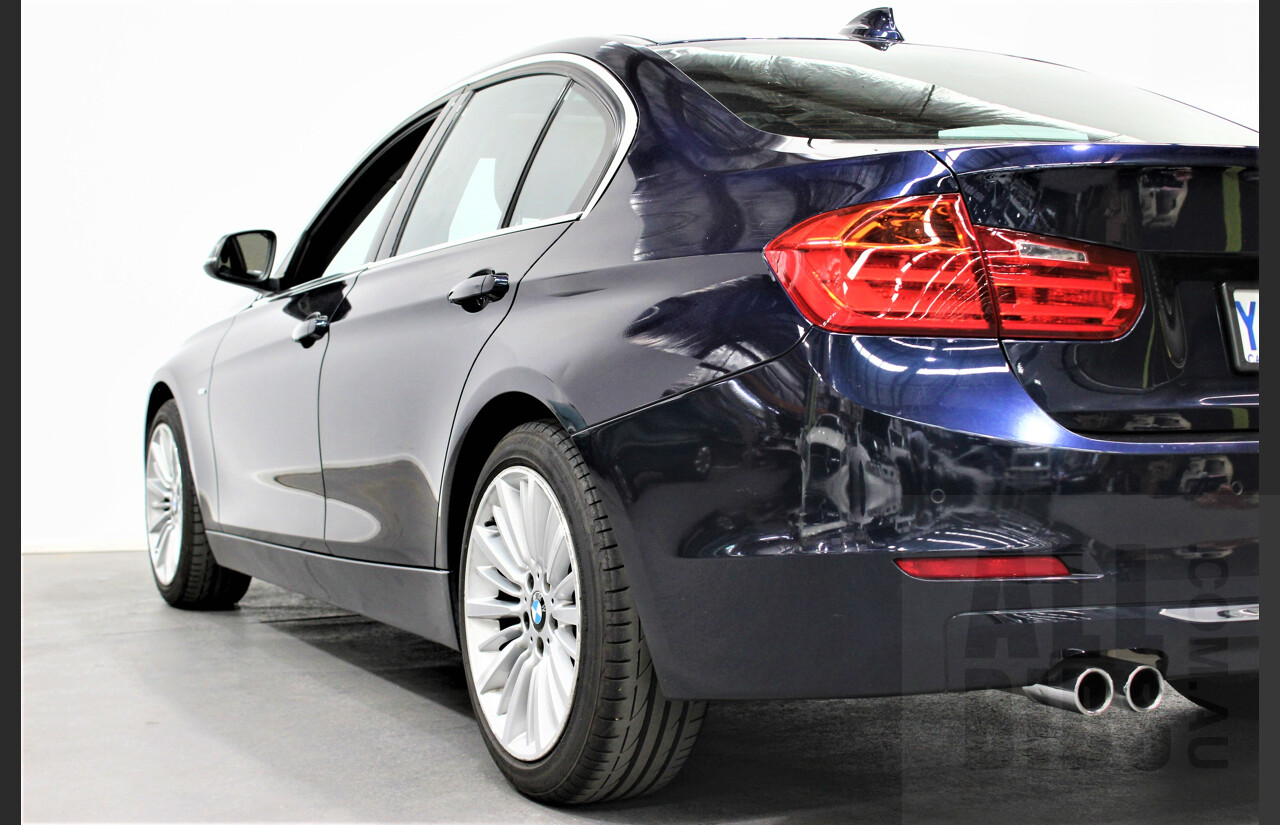 5/2013 BMW 328i Luxury Line F30 4d Sedan Blue 2.0L Turbo