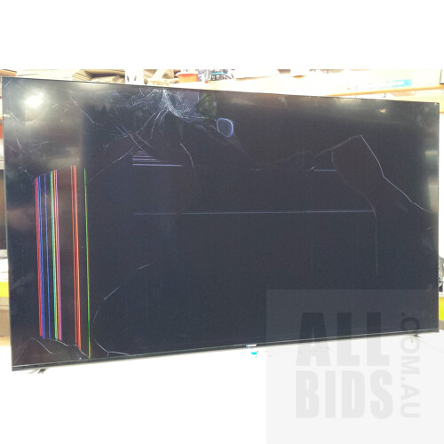 Blaupunkt 65 Inch UHD HDR Android Smart Television - Cracked Screen