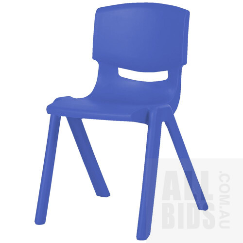 Study Mate Kids Stacking Chairs - Lot of Eight - Brand New - RRP $240.00