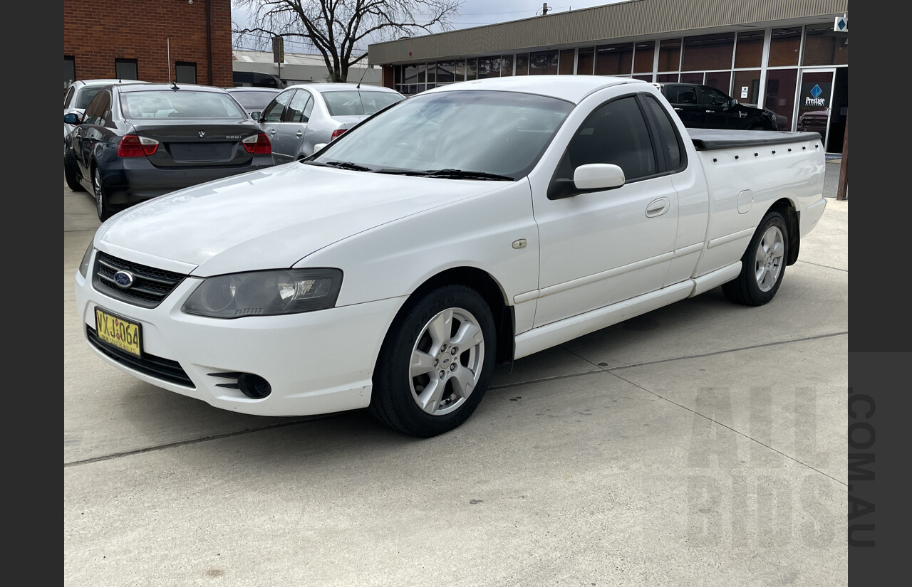 1/2007 Ford Falcon XLS (lpg) BF MKII Utility White 4.0L