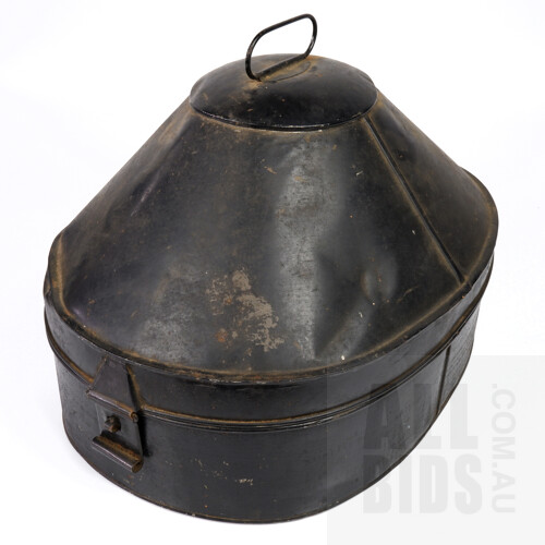 Good Antique Hat Tin