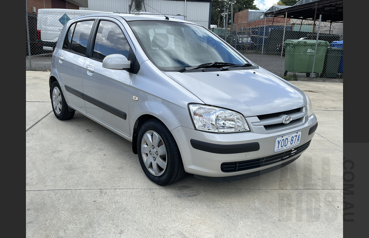 4/2004 Hyundai Getz GL TB 5d Hatchback Silver 1.5L