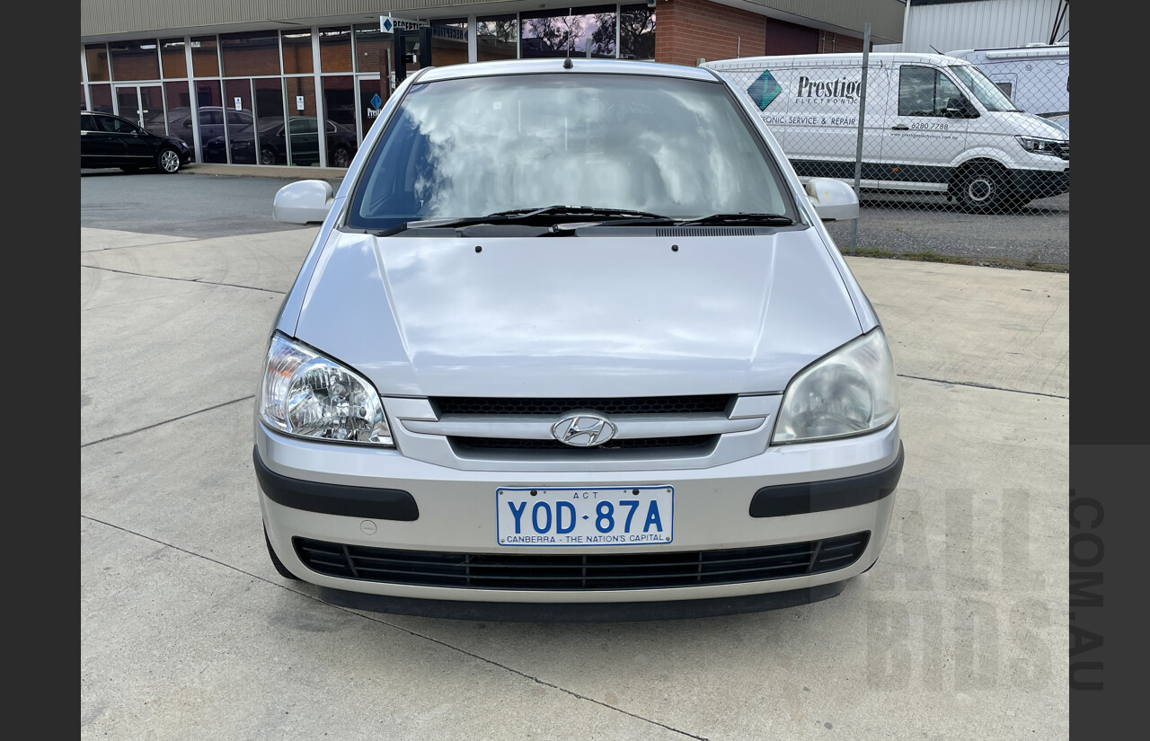 4/2004 Hyundai Getz GL TB 5d Hatchback Silver 1.5L