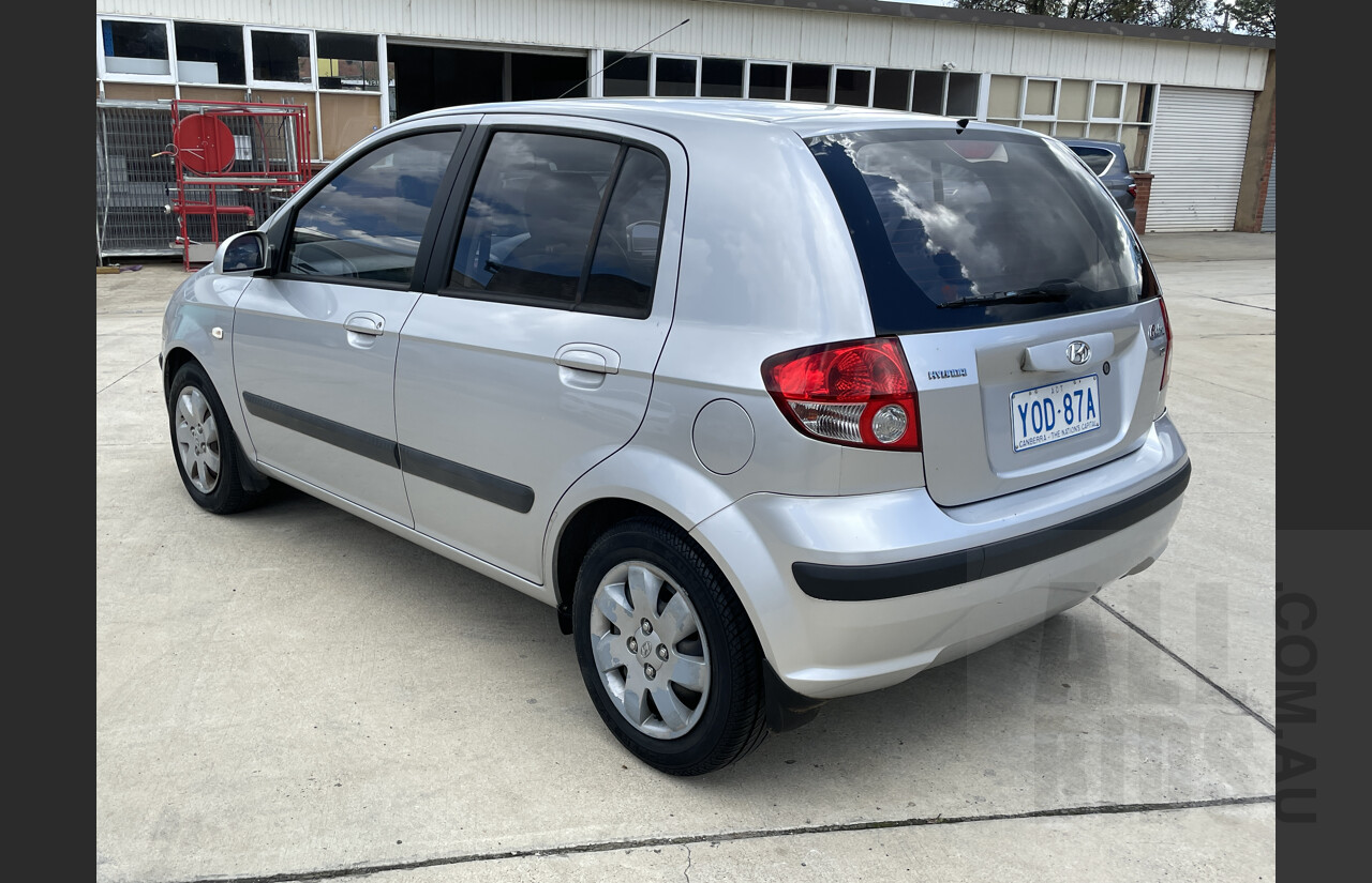 4/2004 Hyundai Getz GL TB 5d Hatchback Silver 1.5L