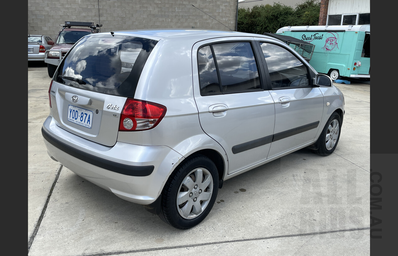 4/2004 Hyundai Getz GL TB 5d Hatchback Silver 1.5L