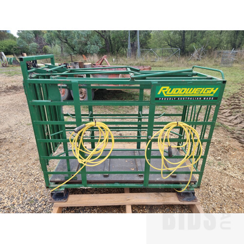 Ruddweigh 200 Sheep Weigh Crate and Scales