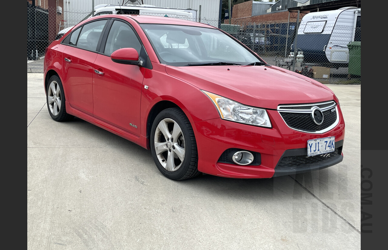 11/2012 Holden Cruze SRi V JH MY13 4d Sedan Red 1.4L