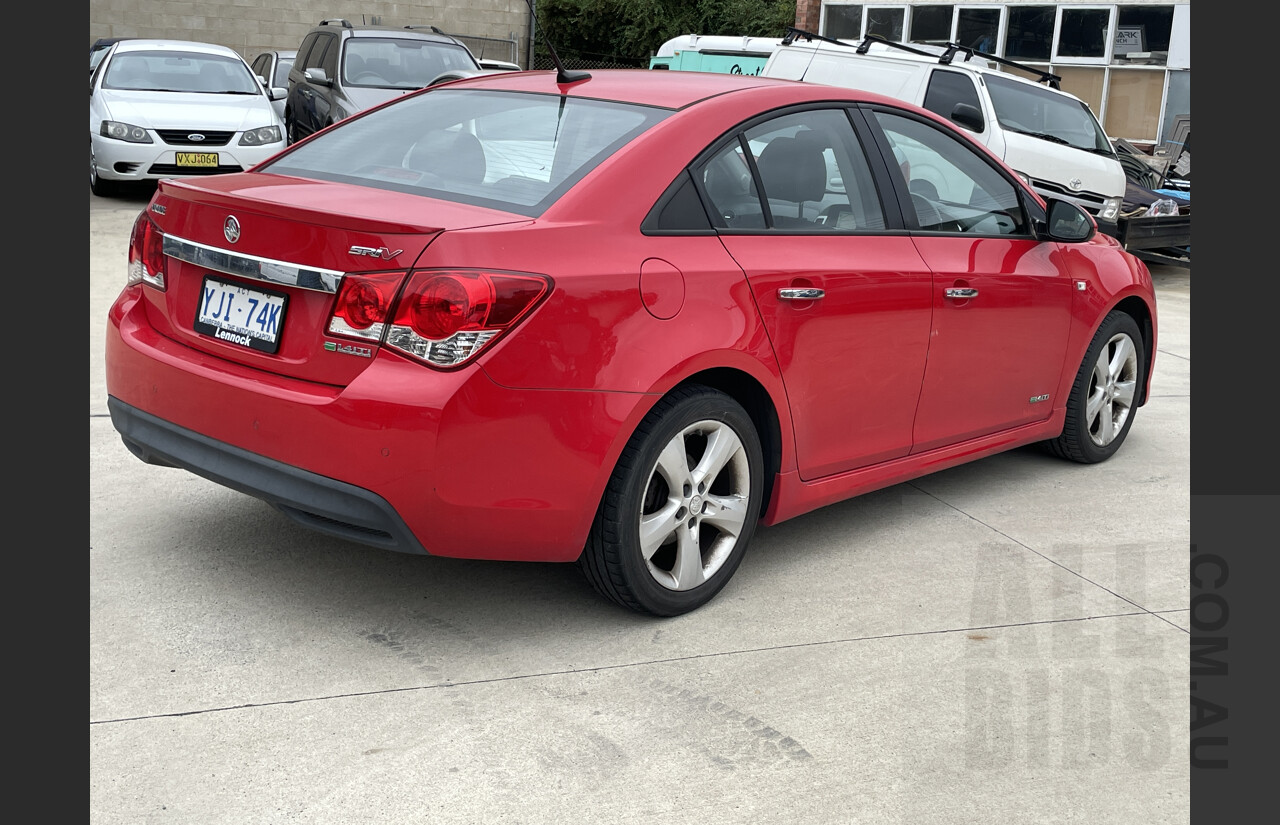 11/2012 Holden Cruze SRi V JH MY13 4d Sedan Red 1.4L