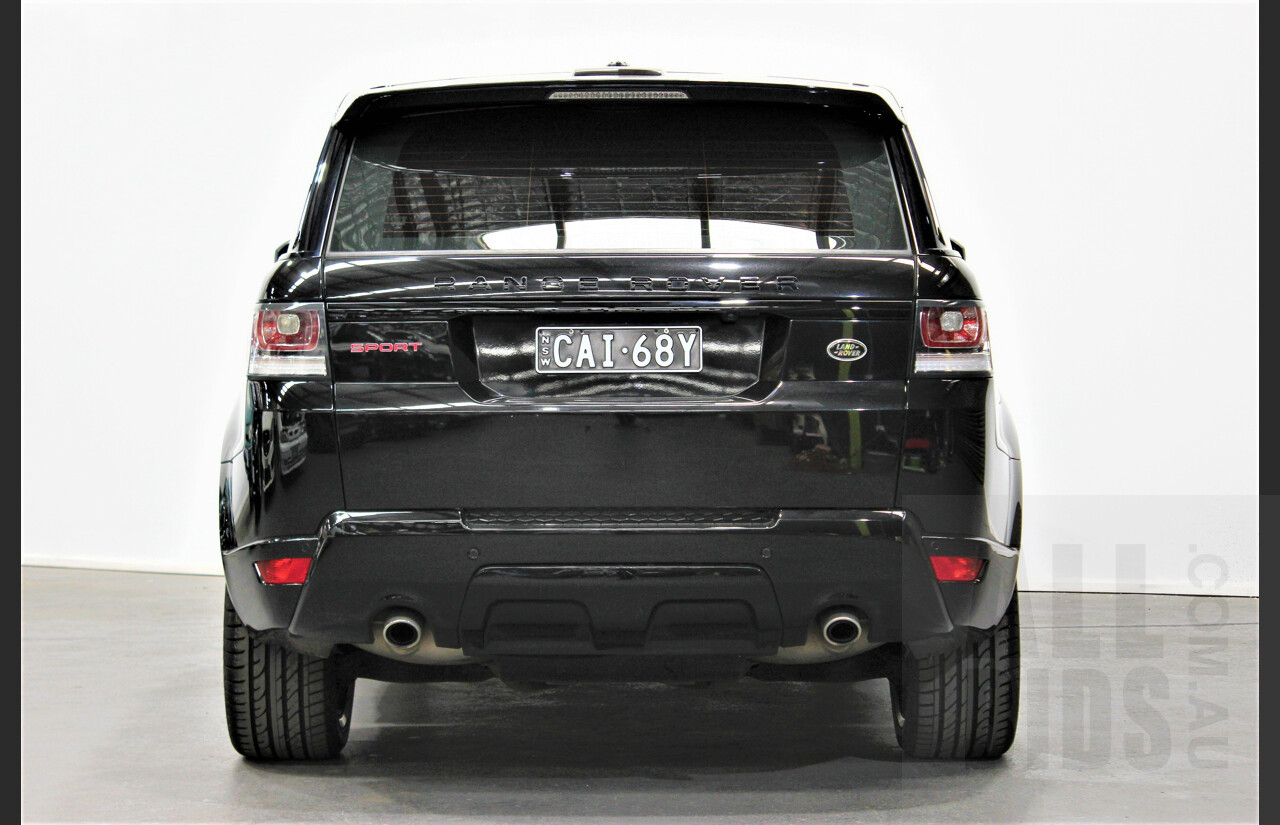 1/2015 Range Rover Range Rover Sport 3.0 TDV6 LW MY15 4d Wagon Black 3.0L Turbo Diesel