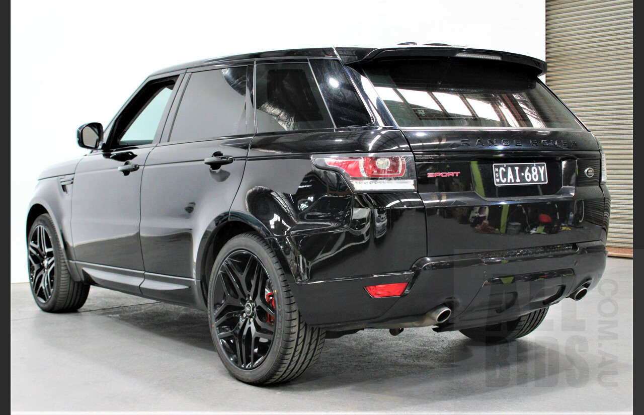 1/2015 Range Rover Range Rover Sport 3.0 TDV6 LW MY15 4d Wagon Black 3.0L Turbo Diesel