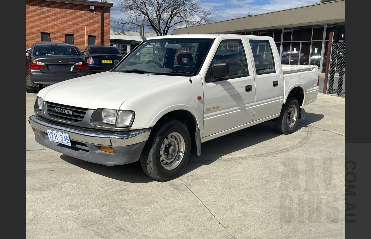 1/1997 Holden Rodeo LT TFG1 Crew Cab P/up White 2.6L