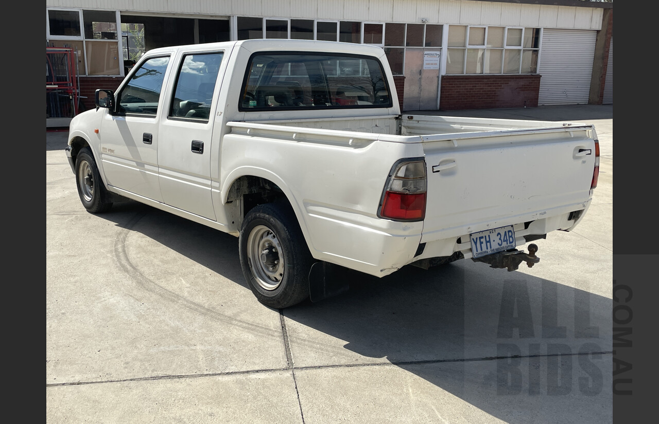 1/1997 Holden Rodeo LT TFG1 Crew Cab P/up White 2.6L