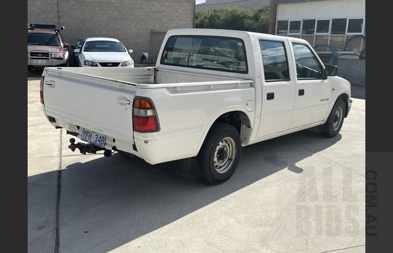 1/1997 Holden Rodeo LT TFG1 Crew Cab P/up White 2.6L