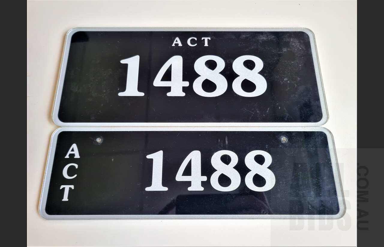 ACT 4-Digit Number Plate - 1488