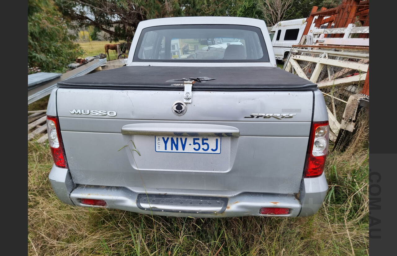 8/2006 Ssangyong Musso Sports  Dual Cab P/up Silver 2.9L Diesel