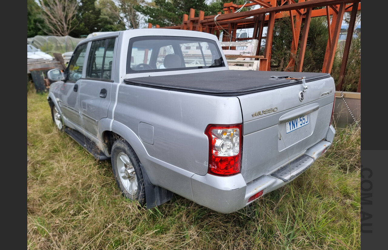 8/2006 Ssangyong Musso Sports  Dual Cab P/up Silver 2.9L Diesel