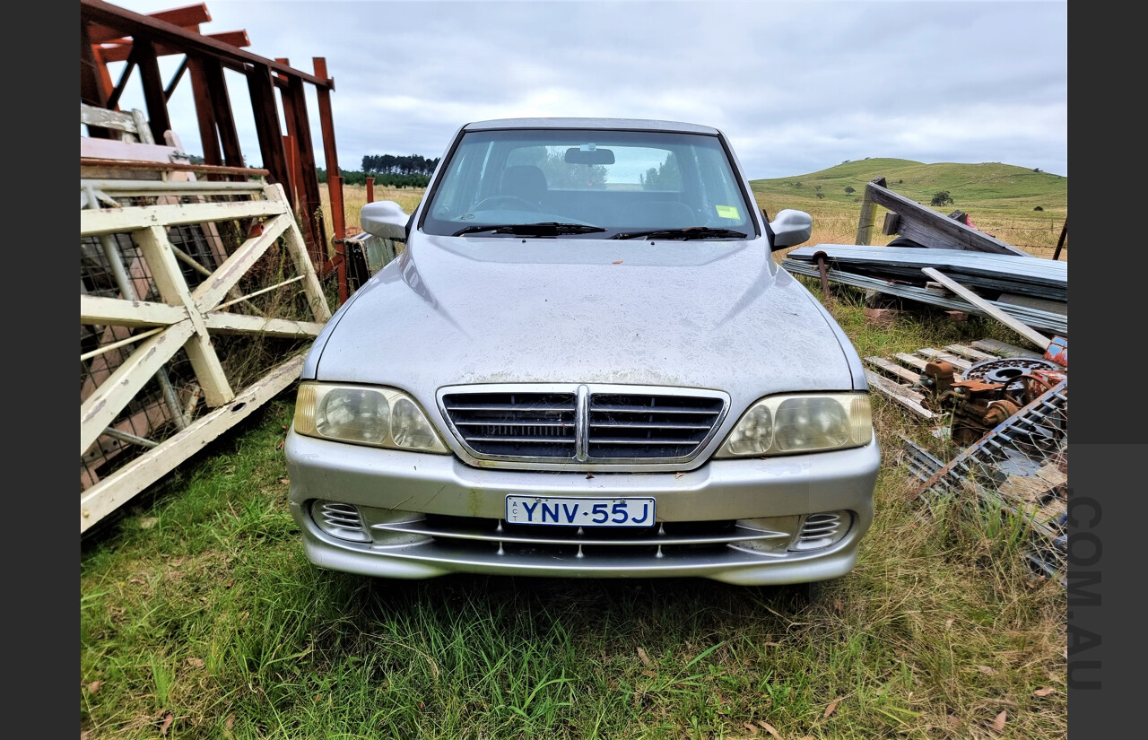 8/2006 Ssangyong Musso Sports  Dual Cab P/up Silver 2.9L Diesel