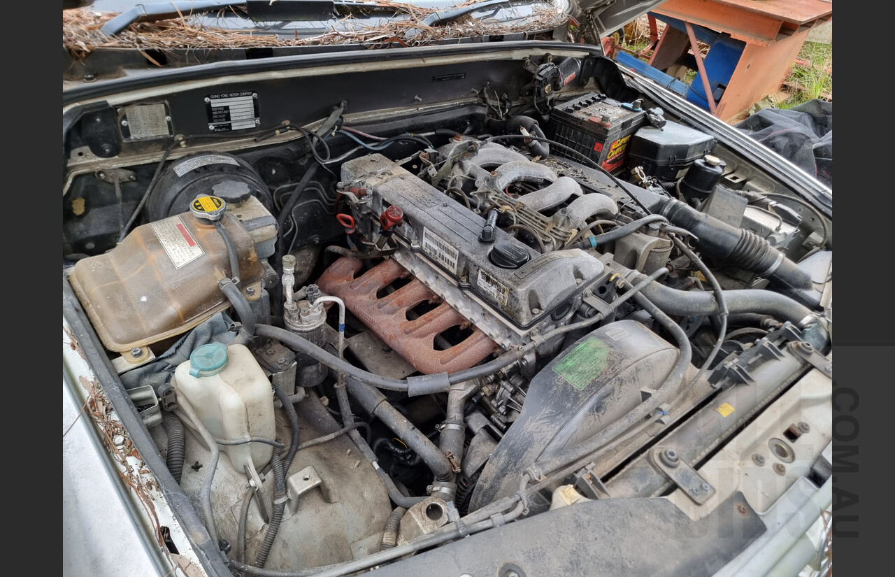 8/1997 Ssangyong Musso (4x4) 4d Wagon Silver 2.9L Diesel