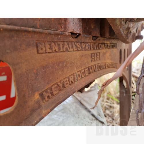 Vintage Bentall's Patent Chaff Cutter Model 913